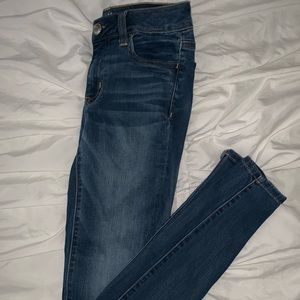 AE medium wash jegging